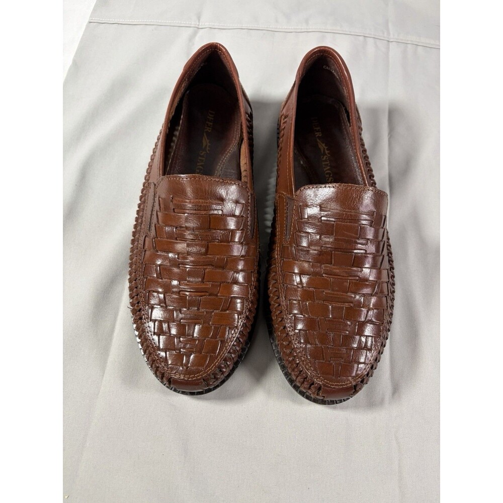 Deer Stags Men's Leather Loafers, Size 9M EUC